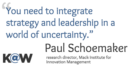 whartonknows's tweet photo. .@MackInstitute’s Paul Schoemaker on building strategy for the long game: https://t.co/xoHMn6cRim  https://t.co/MezDe01oHq