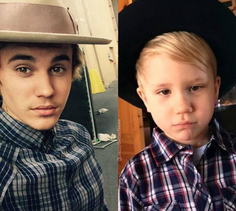 @JaxonBieber <a href="/justinbieber/">Justin Bieber</a> 2 peas #bieberboyz