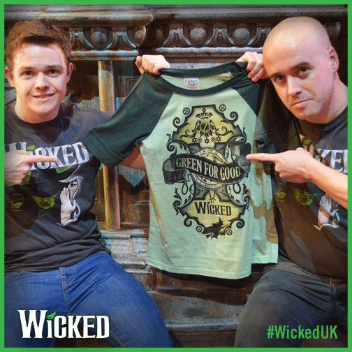 WickedUK's tweet photo. #HappyStPatricksDay! To celebrate, follow &amp; RT to win a #WickedUK 'It's Good to be Green' T-shirt! http://t.co/A0cdI7deUV