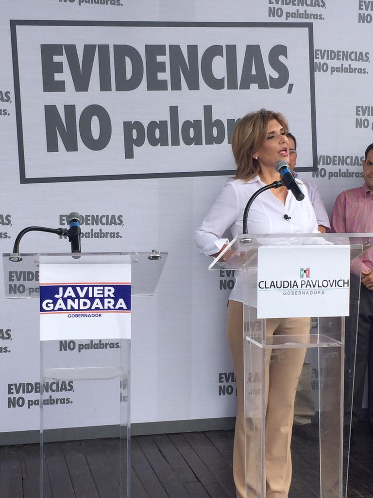 Cada difamación del PAN en mi contra deberá probarla, es una pena que su candidato no haya acudido al reto.