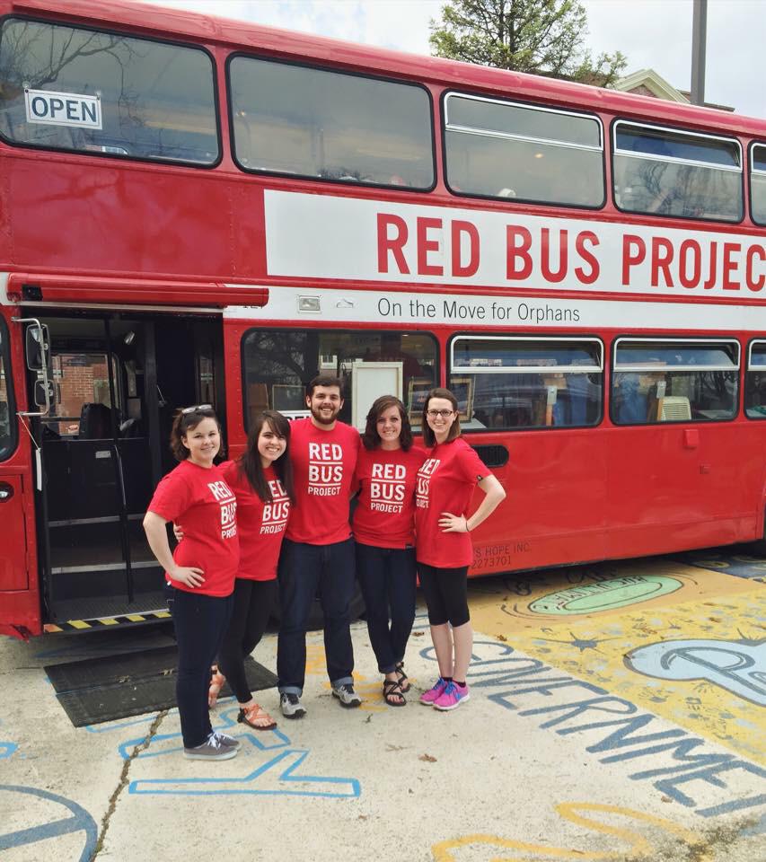 taylorannecook's tweet photo. So happy that the @RedBusProject graced our campus with their presence again this year! #every18seconds http://t.co/xBWeOwQglX