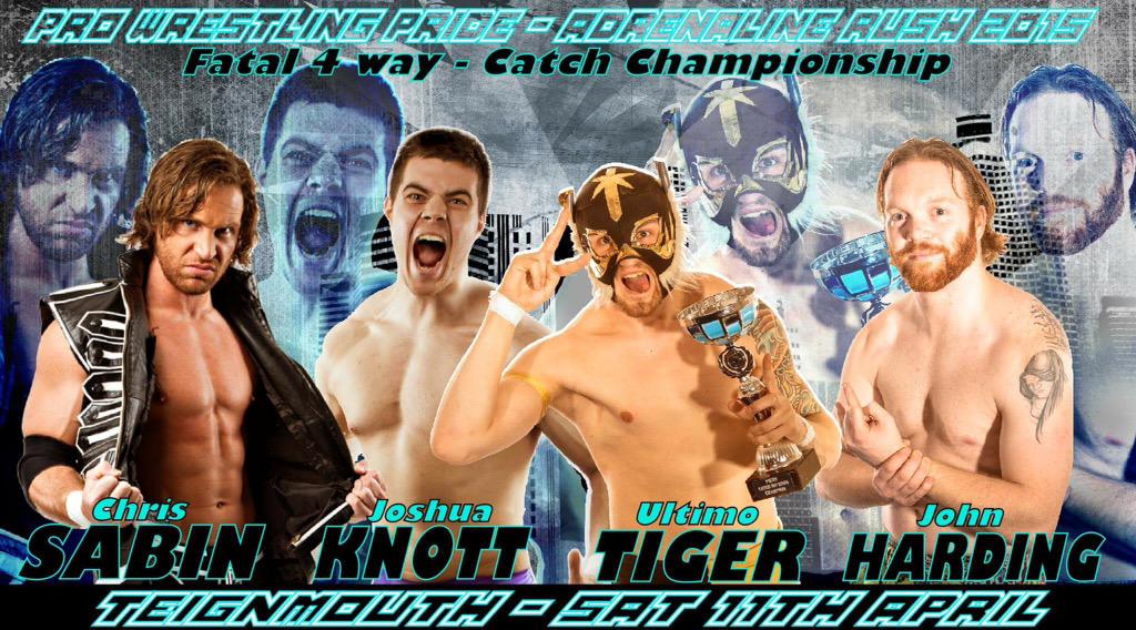 jon422002's tweet photo. @ProPWP 11th April @MasonTheManiac vs @chris84shark & @ProjectSabin v #JoshKnott v @UltimoTiger v @TheRockerJH http://t.co/Z0FIxjXYQN