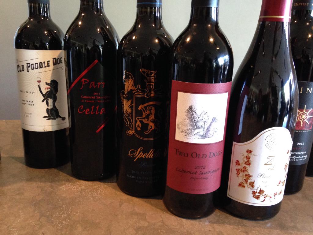 TwoOldDogs's tweet photo. As seen in @NapaVintners luncheon meeting! #wineoclock http://t.co/xM6ztJaimE