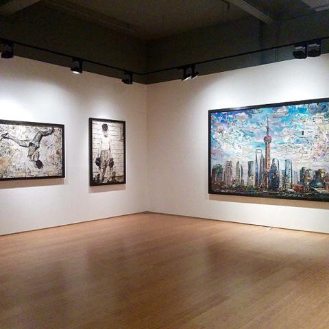 yuenhoyee's tweet photo. My first gallery visit of Vik Muniz's art work in Ben Brown Fines Art, Central. #arttwitticism http://t.co/sfmYKGZnKh