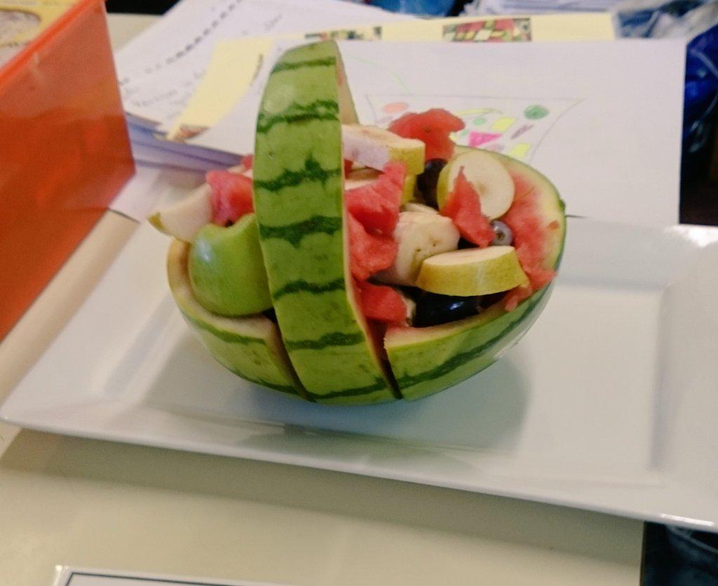 DMA_FoodTech's tweet photo. Exotic fruit salads, great effort team. http://t.co/hKRKcaFkEM