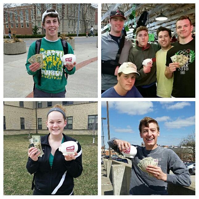 Shout out to our winners today! You guys make this so much fun. We can't wait to see you tomorrow! #BaconBank