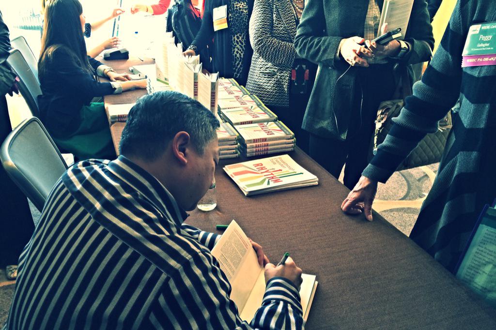 mrsallybrown's tweet photo. Meeting our fans at the Rhythm book signing! @pthean @RhythmSystems @WBENCLive #summitsalute15 http://t.co/5Sg3pYhluC