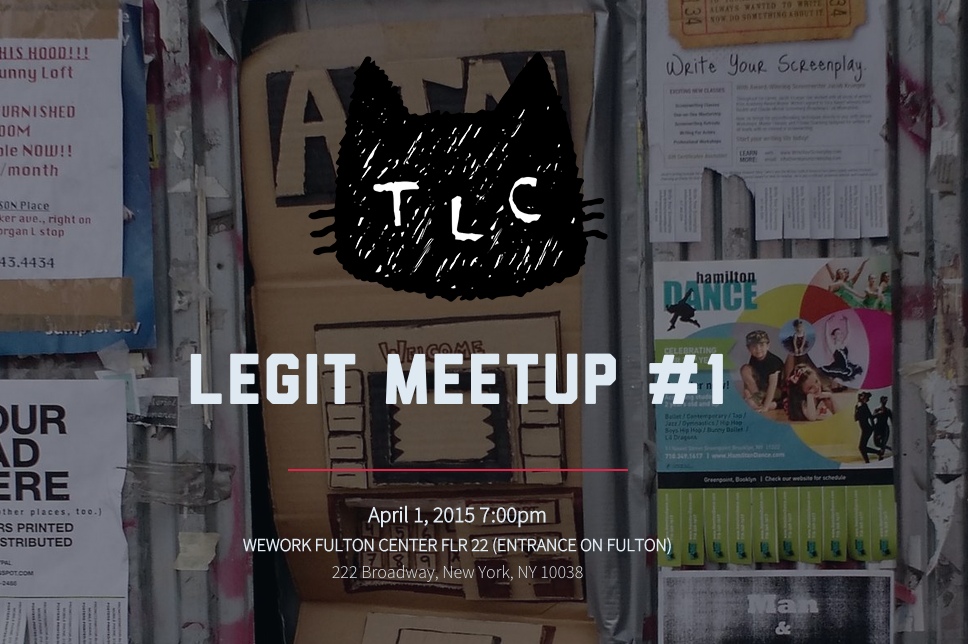 TotallyLegitBiz's tweet photo. Followers: Totally Legit is hosting a totally legit event, LegitMeetup. RSVP - http://t.co/XuQdUXaWG2 #spiritanimal http://t.co/jHwYLruf52