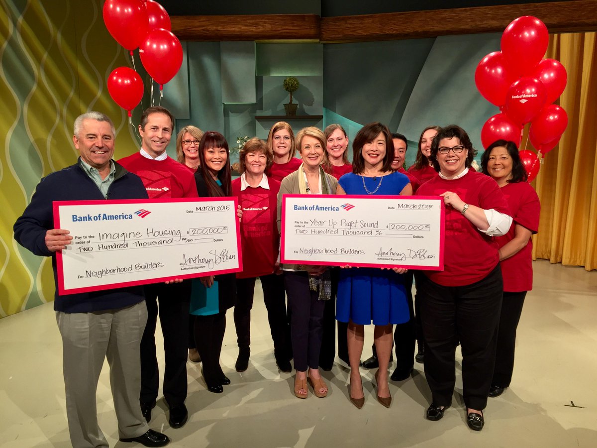 Congrats to <a href="/ImagineHousing/">Imagine Housing</a> &amp; <a href="/YearUpPS/">Year Up Puget Sound</a> for being selected as <a href="/BofA_Community/">BofA_Community</a>’s 2015 #NeighborhoodBuilders