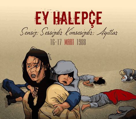 Siz hiç elma kokusu ile can verdiniz mi? Halepçe'de bir soykırım yapıldı.16 Mart'ı unutmadık unutmayacağız!
#Halepçe