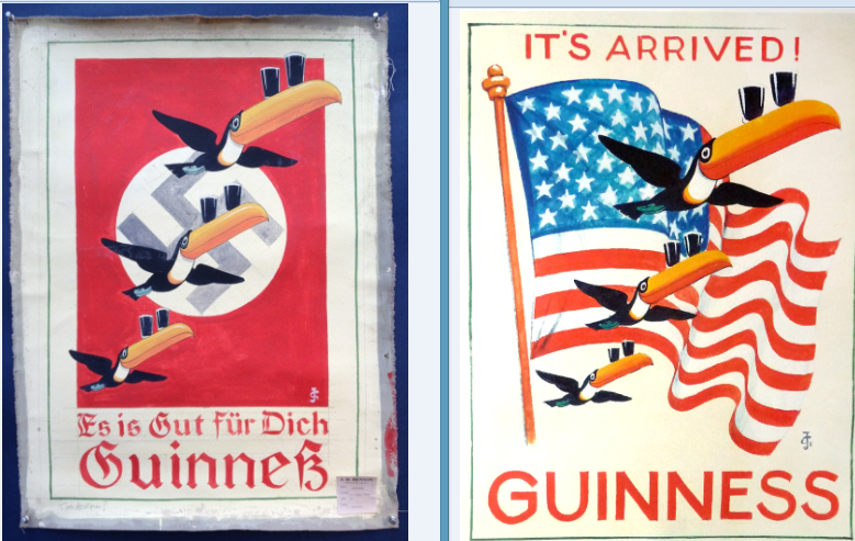 When Guinness launched in the States, they advertised it the same way they planned to advertise in Nazi Germany.