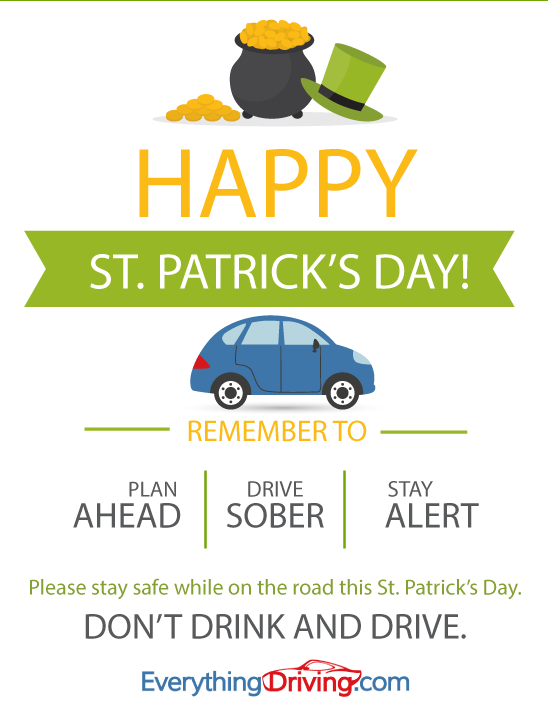 EverythingDrive's tweet photo. Happy #stpatricksday! Tell us how you planned ahead for a safe evening! #drivesafe http://t.co/vS94DdKdO7