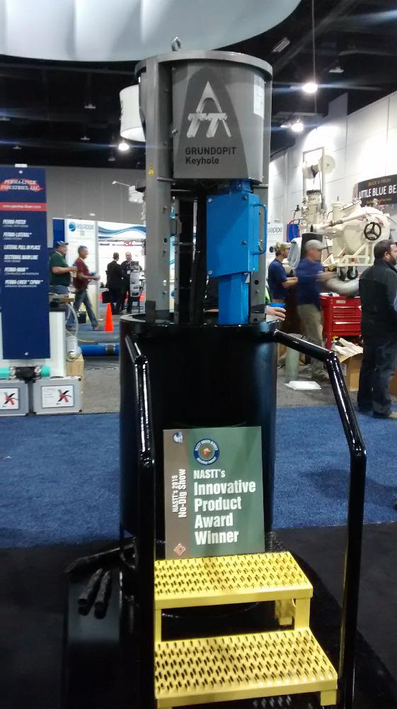 Congrats <a href="/NoDigShow/">No-Dig Show</a> Innovative Product winner <a href="/TT_Technologies/">TT Technologies</a> for its Grundopit K-keyhole mini directional drill