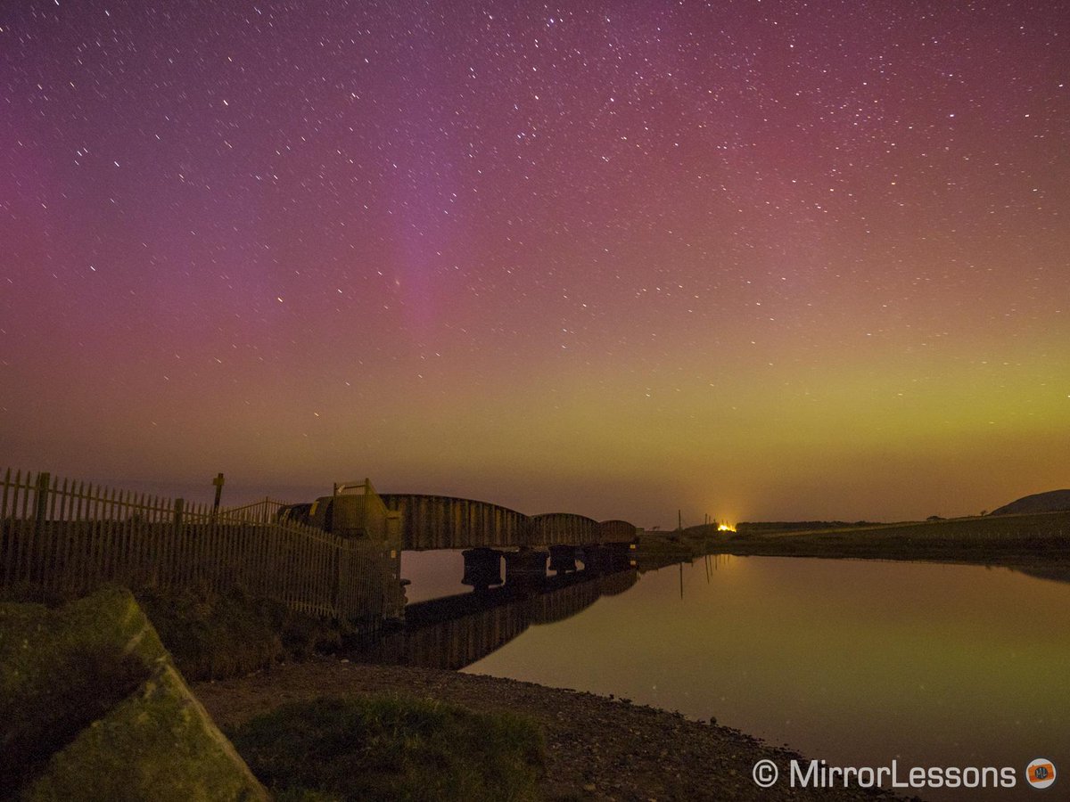 Aurora Borealis dazzles in the night sky over the UK