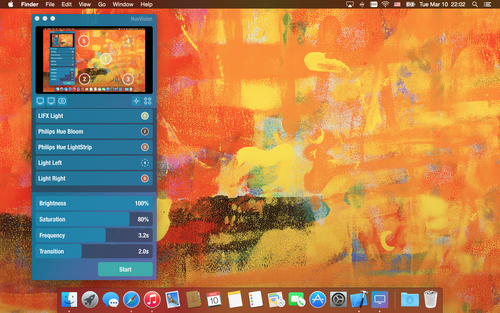 HueVision tweet media