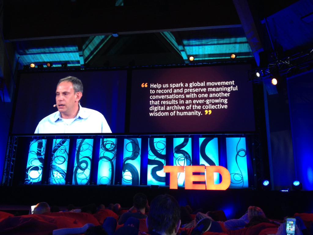 justadandak's tweet image. #TEDwish from @daveisay of @StoryCorps #TEDActive