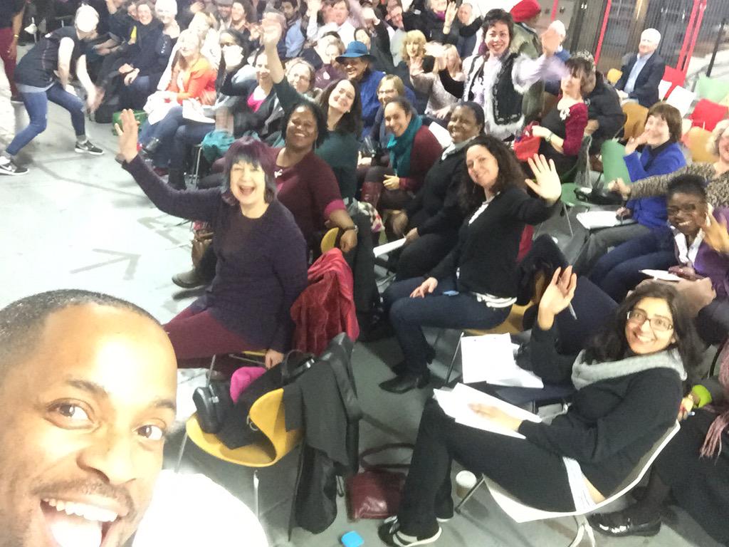 SingOutSunday's tweet image. Great rehearsal tonight with the #voicelab choir &amp;amp; @markdelisser for April 5th at @southbankcentre. #singoutselfie