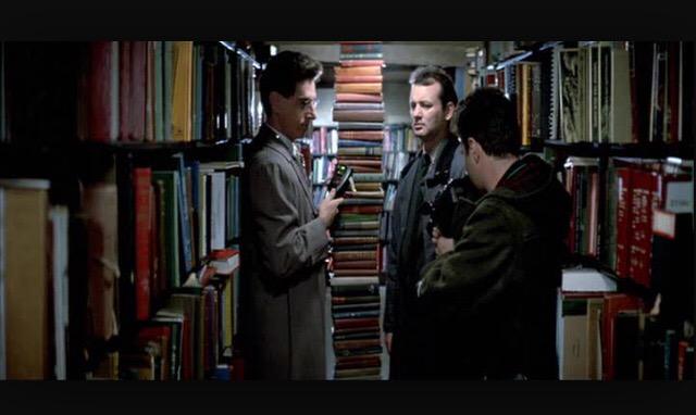 Chelsea623Marie's tweet photo. Im just going to assume my child made a cameo on Ghostbusters & her scene was cut ๐๐ #BookStacker http://t.co/XrqFsLTnp1