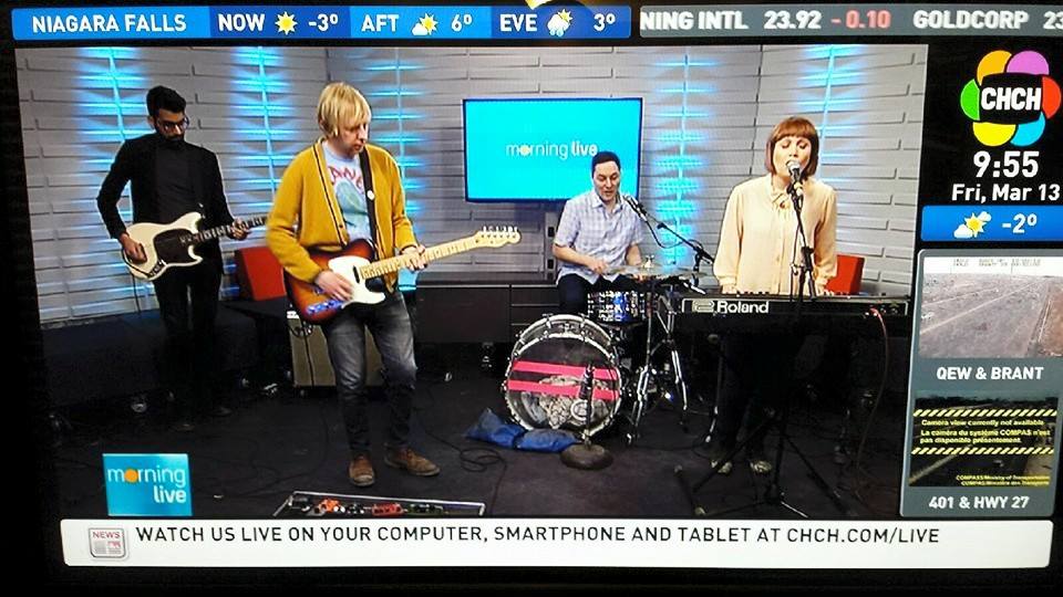 Our pals <a href="/persianrugsband/">Persian Rugs</a> played on <a href="/CHCHTV/">CHCH TV</a> and Ian wore a <a href="/planetcreature/">Planet Creature</a> shirt.