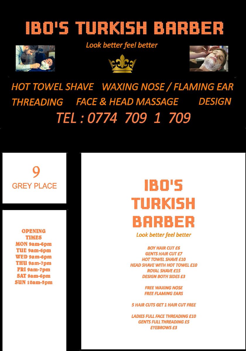 ibo's turkish barber (GreenockBarber) Twitter