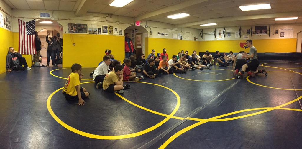 PAL_Wrestling's tweet photo. Freestyle training starts today. @BTSPhilly #phillywrestles #endlesstraining http://t.co/TkysldofBh