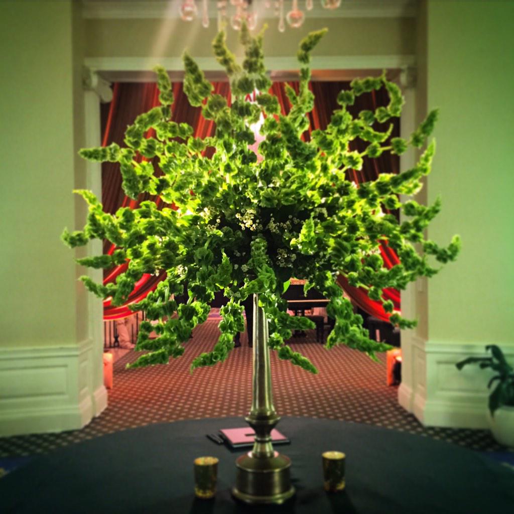 The Bells of Ireland ring bright in this textural explosion. #stpatricksday <a href="/KehoeDesigns/">Kehoe Designs</a> #floral #chicago #wedding