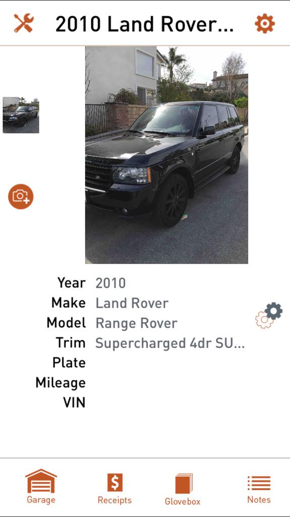 This new app, <a href="/autosist/">AUTOsist</a>, been making it easy to keep track of my Range, try it out if you manage your car records
