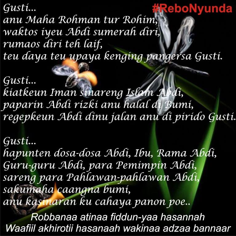 Do'a #ReboNyunda <a href="/infobdg/">BANDUNG ᮘᮔ᮪ᮓᮥᮀ</a> <a href="/infobandung/">infobandung</a> <a href="/ridwankamil/">Ridwan Kamil</a>