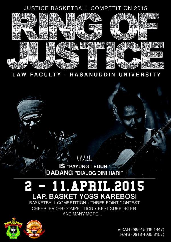 CeritaMakassar's tweet photo. RING OF JUSTICE @JBBC_2015 FH-UH with Is(Payung Teduh)&amp;Dadang(Dialog Dini Hari). http://t.co/ZUO3jGj3Fx