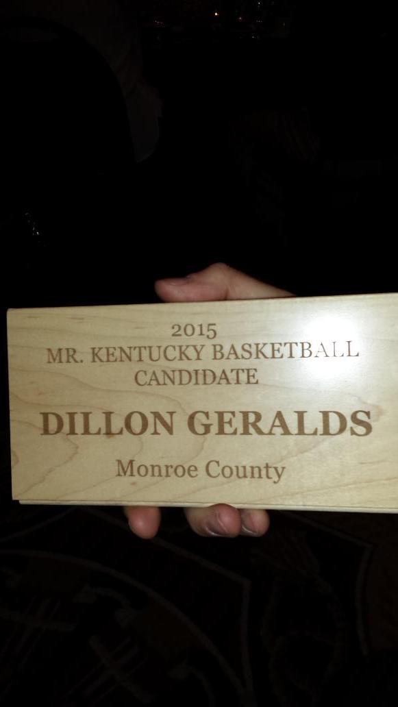 Congratulations to Dillon Geralds 2015 Mr Basketball candidate