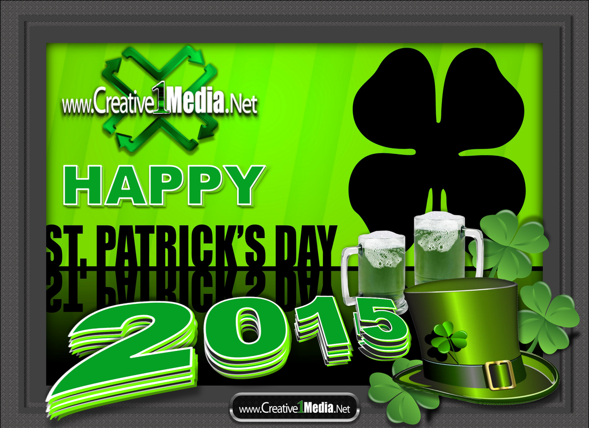 Creative1Media_'s tweet photo. Happy Saint Patty's Day Everyone !!!
Enjoy, Have Fun &amp; Be Careful, Please Don't Drink &amp; Drive! 

#StPatricksDay http://t.co/miCBiTEL6Z