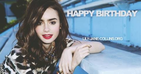 Happy Birthday Lily Collins & Adam levine       