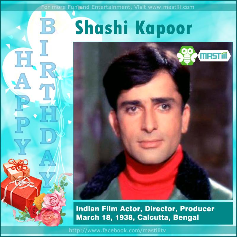  wishes Shashi Kapoor a very Happy Birthday! 
