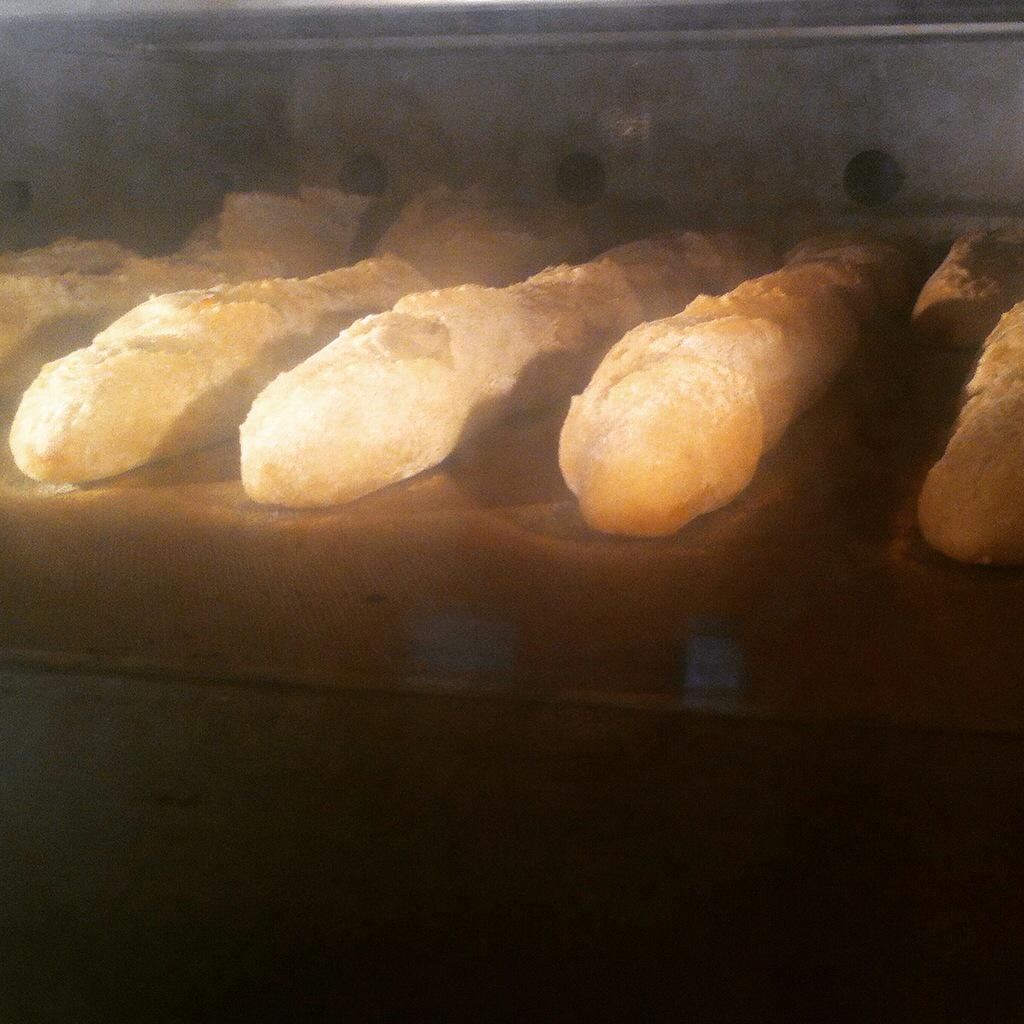 #baguette in cottura