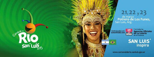 Falta muy poco y me pongo a las plumas en #CarnavalSanLuis, toda la magia de Río acá! http://t.co/5h