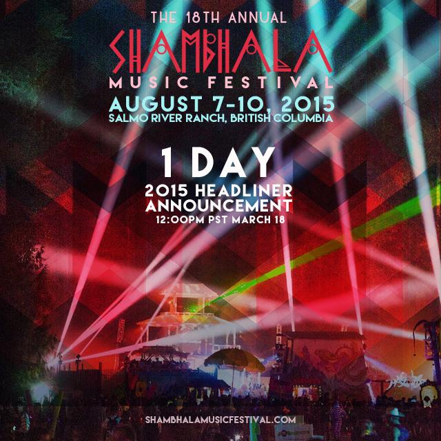 Brace yourselves. Tomorrow at 12PM PST we will announce #shambhala2015's headlining artists