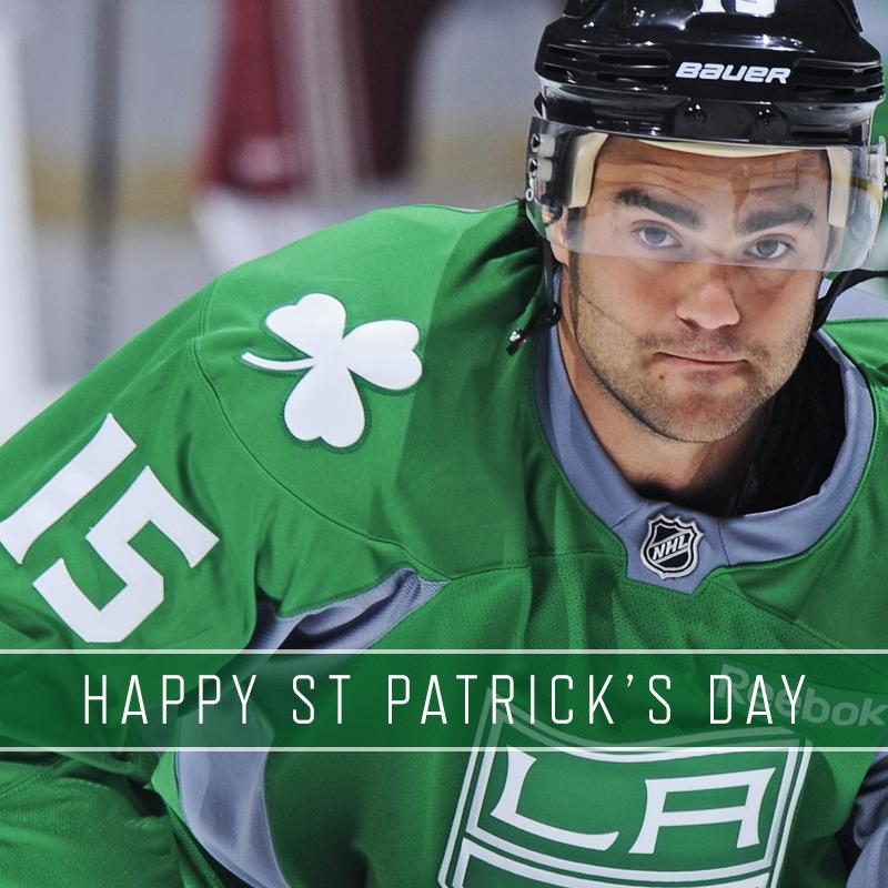 la kings st patrick's day jersey