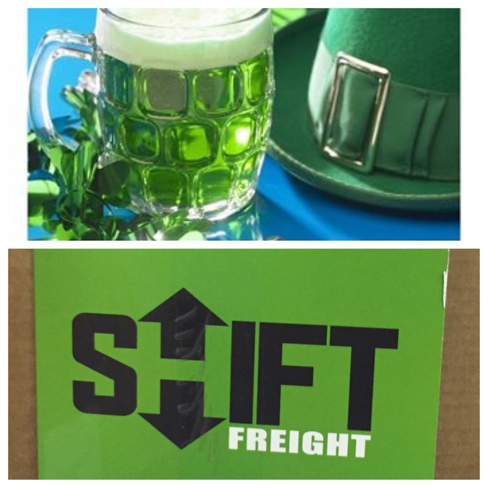 SHIFTFreight's tweet photo. Why is #March so great? Because there is so much #SHIFTgreen! Have a safe #StPatricksDay! #StPattys #drivesober http://t.co/DGBx6xXBwW