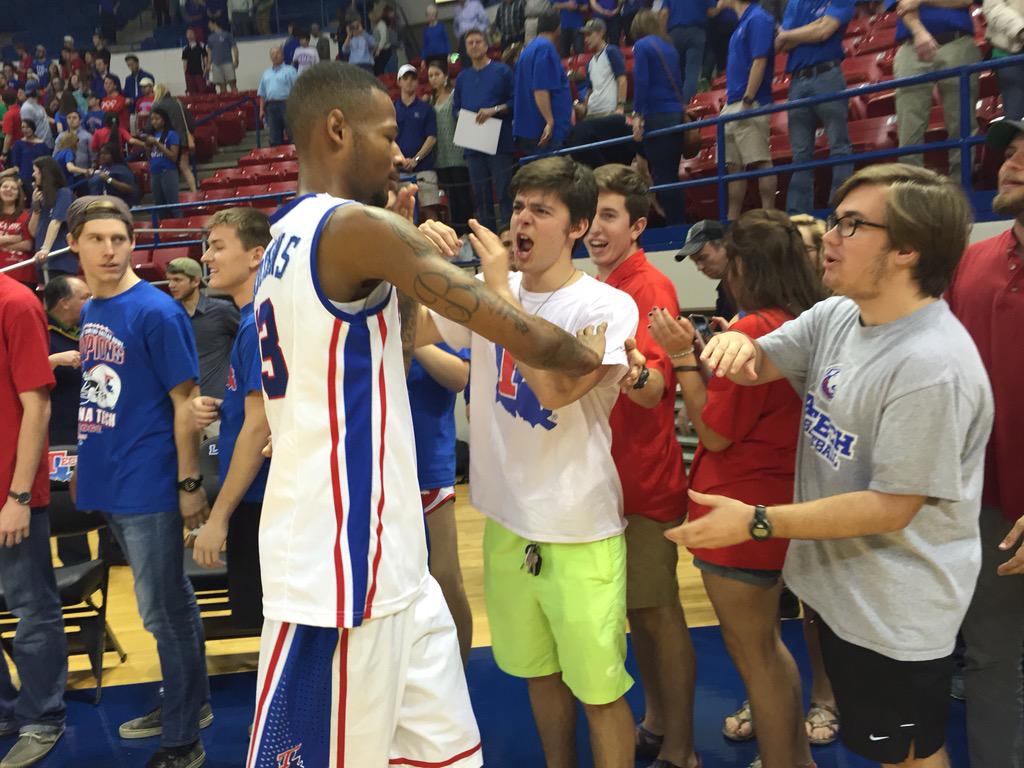 Tatum Everett (@tatumeverett) on Twitter photo Let's hear it for the freshman! <a href="/LATechHoops/">Bulldog Basketball 🐶🏀</a> Jacobi Boykins 7-8 FG, 4-4 3-ptr, 18 points in 22 minutes of work #NIT Let's hear it for the freshman! <a href="/LATechHoops/">Bulldog Basketball 🐶🏀</a> Jacobi Boykins 7-8 FG, 4-4 3-ptr, 18 points in 22 minutes of work #NIT
