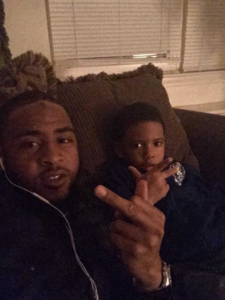 Gutter_North24's tweet photo. He was up crying for his mom but I got him right . π―π―π― #LilCous #MillerBoy @feyaas http://t.co/PIQ7qrYtQP