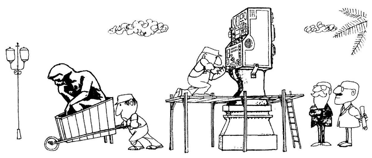 Caricatura del genial Quino.