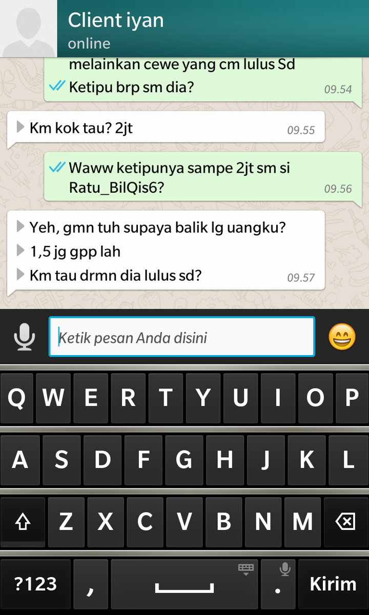 MidaALida's tweet photo. Mantan Client ku kena tipu sm @Ratu_BilQis6 sebesar 2jt! Tolong bantu di shate ya @TemanJakarta http://t.co/kFesoqizwq