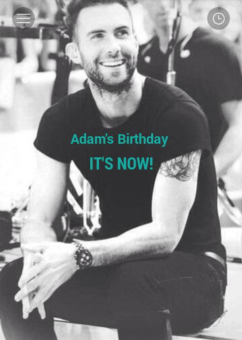 HAPPY BIRTHDAY ADAM LEVINE, MY LOVE BABE  BRAZIL LOVES YOU      