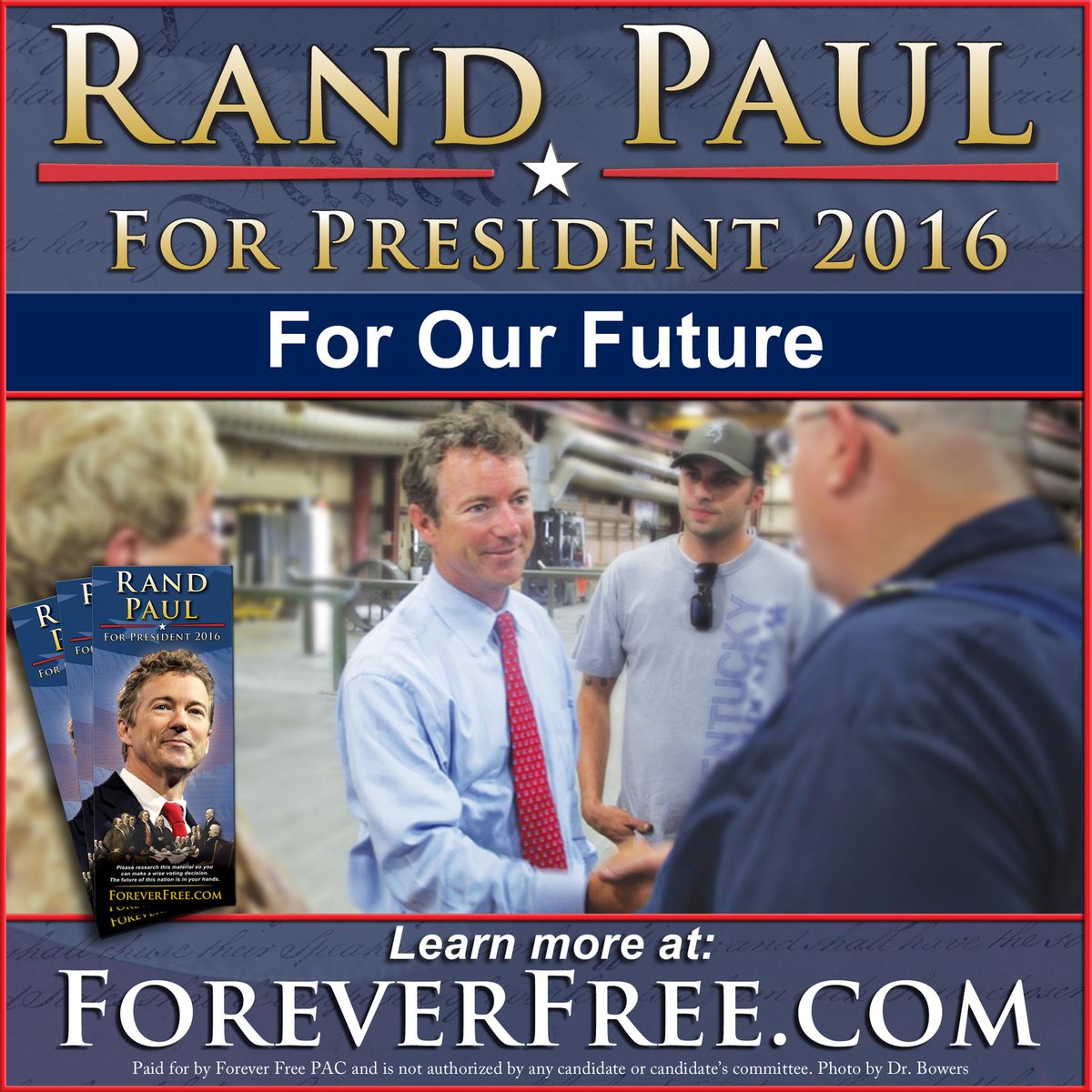 ForeverFreePAC's tweet photo. Rand Paul will announce April 7. Rand Paul for President 2016!  
http://t.co/Rzi8JyZX2z
#RandPaul #RandPaul2016 http://t.co/KKjtOBcOAA