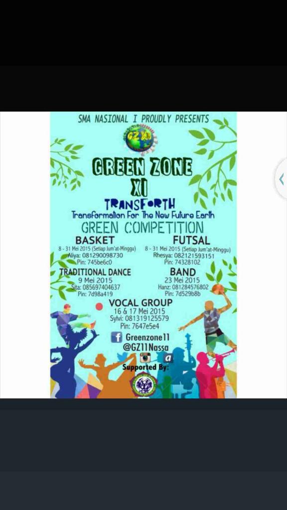 SMA nassa proudly present @GZ11Nassa green competition ayo tunjukin bakat lo disini ayo gak jauh dari mana mana ko👇