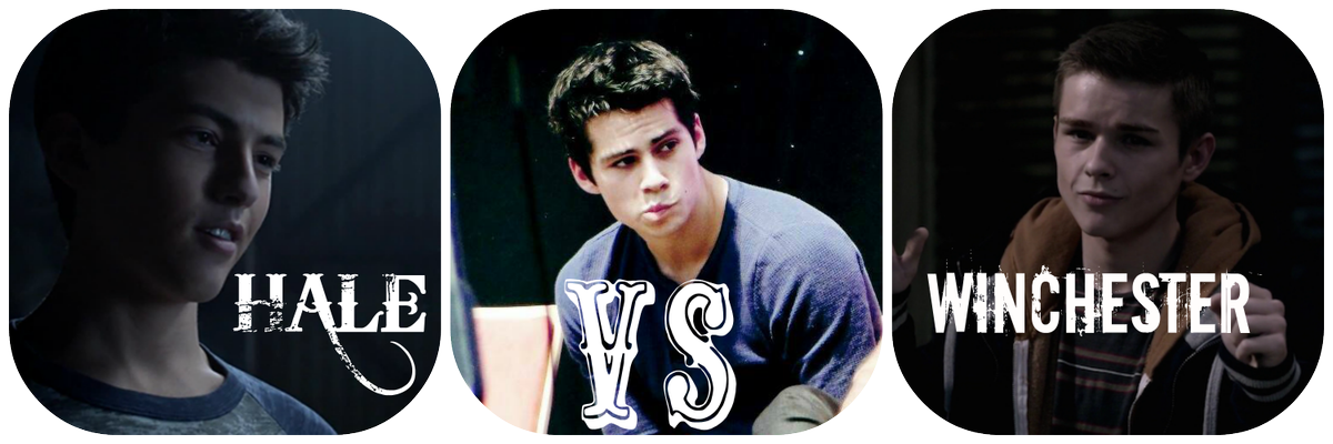 _The_Young_Wolf's tweet photo. Future fic I'll work on at some point. #YoungDerek fighting for Stiles's love and attention against #YoungDean http://t.co/2HY5sdv7ju