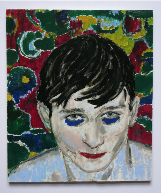 Emily_Purser's tweet photo. 'Cobalt Eyes' by Andrew Mania showing in Strange Attraction @APTGallery opens tomorrow! @ChelseaUAL http://t.co/VrONXODYBZ