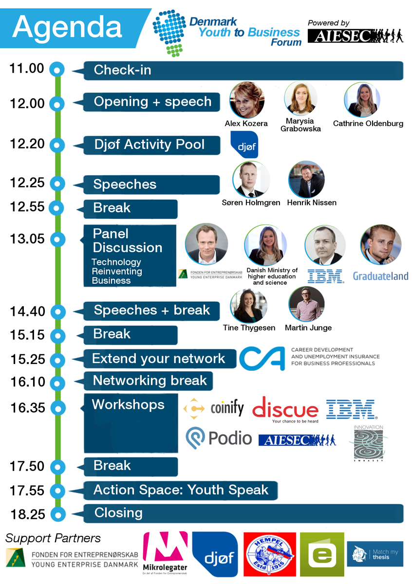 DenmarkY2B's tweet image. Take a look at our official Agenda and see what you can look forward to! :)  Are you ready!? #DenmarkY2B15