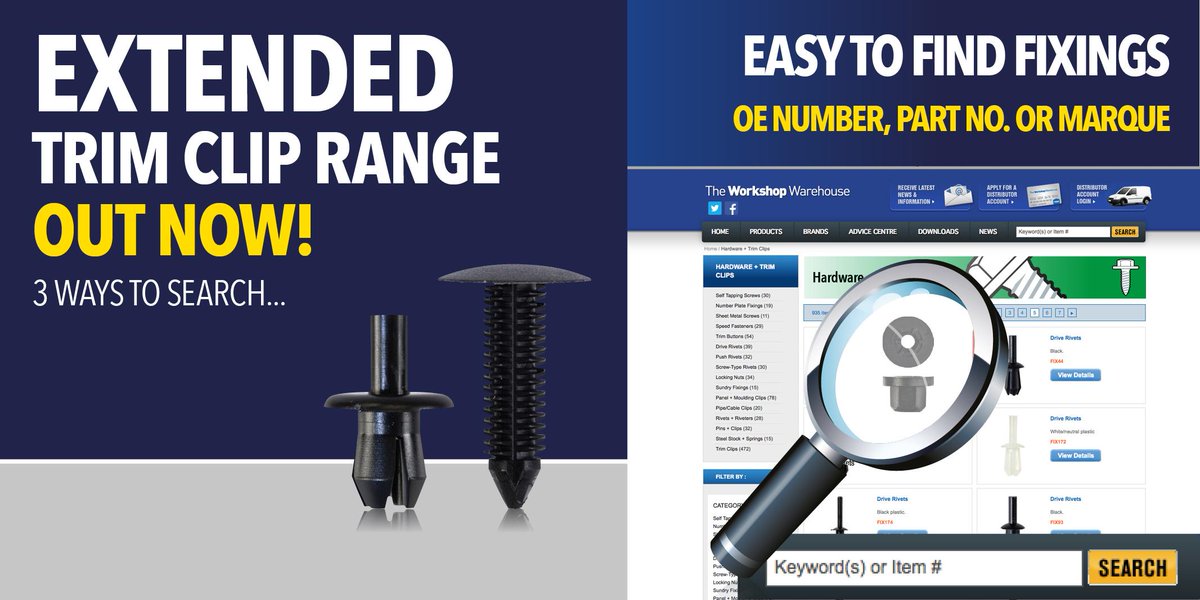 VanLineLtd's tweet image. Identifying Products Just Got A Whole Lot Easier! #TheWorkshopWarehouse #Newproducts #Trimclips