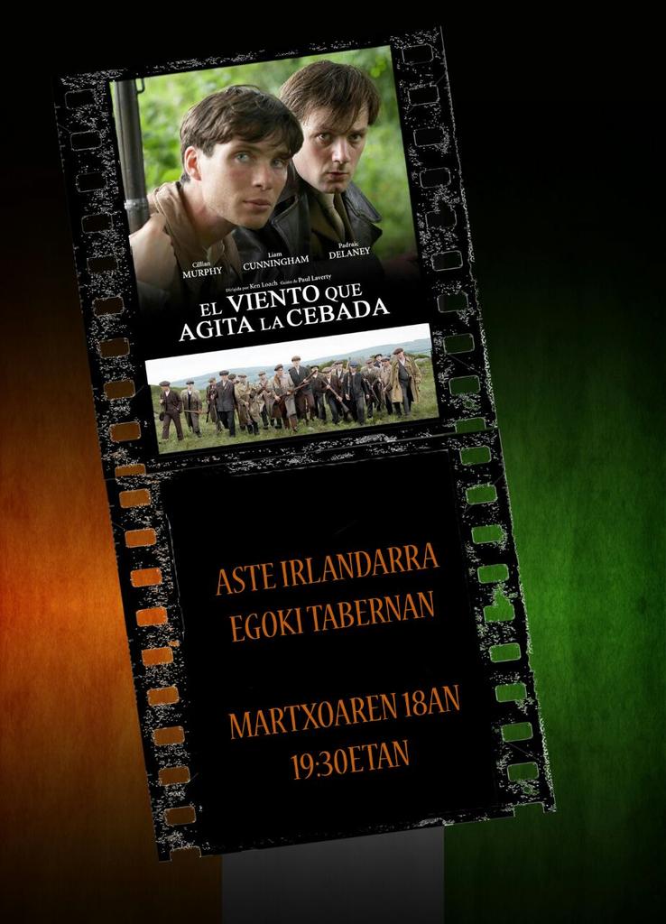 egokitaberna's tweet photo. Seguimos con la semana irlandesa! Hoy a las 19:30 "El viento que agita la cebada" http://t.co/5QnG1lcuY2